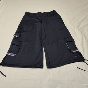 Nike Y2K Wide Leg Cropped Cargo Pants